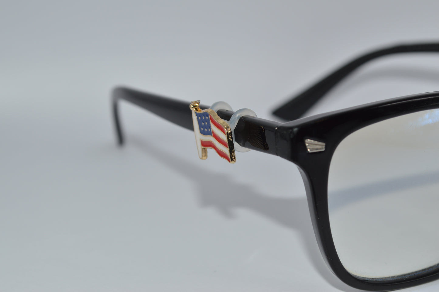 American Flagpole Eyedeco Charm