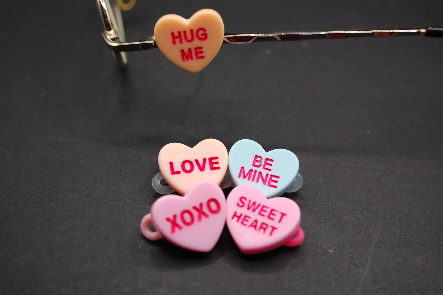 Conversation Heart Candy Eyedeco Charm