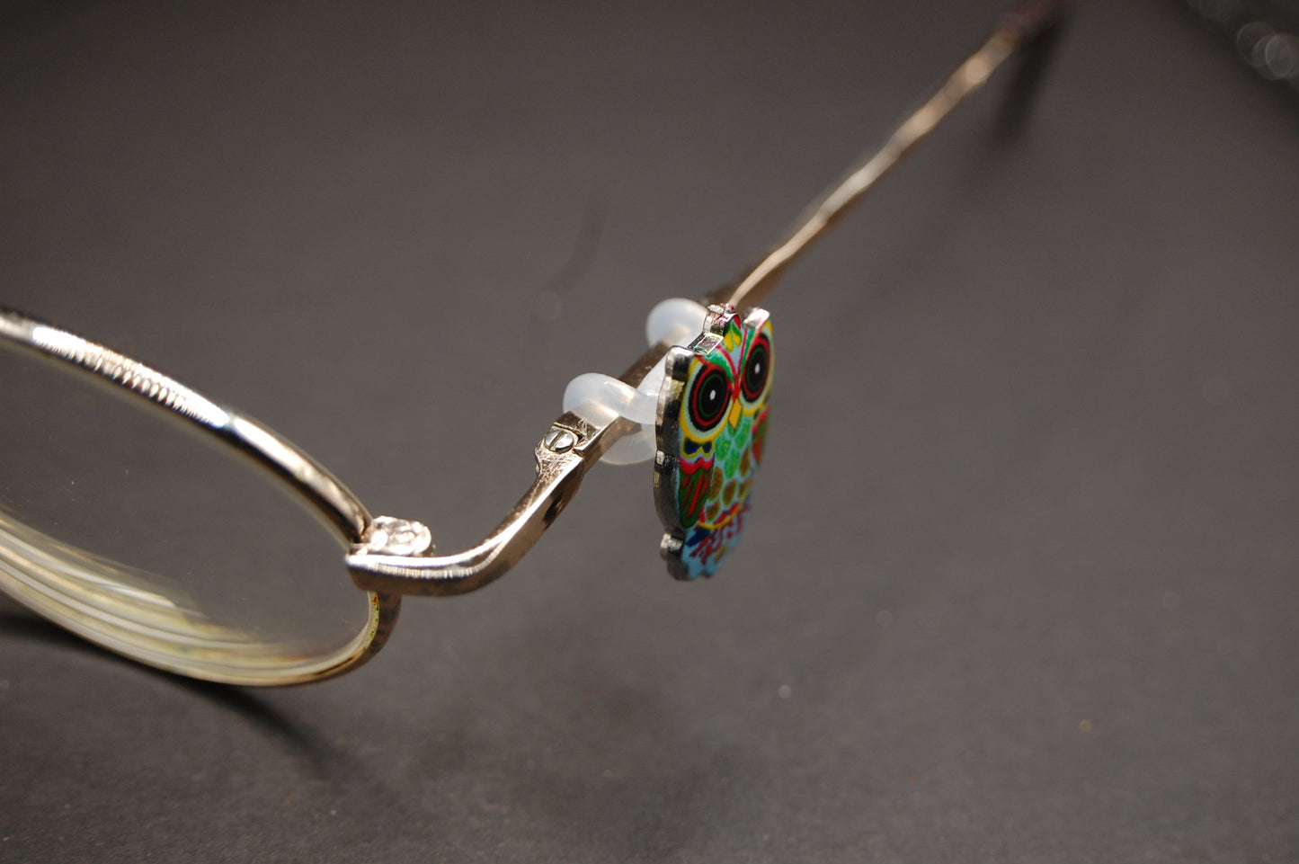 Colorful Owl Eyedeco Charm