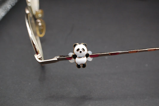 Metallic Panda Bear Charm 2