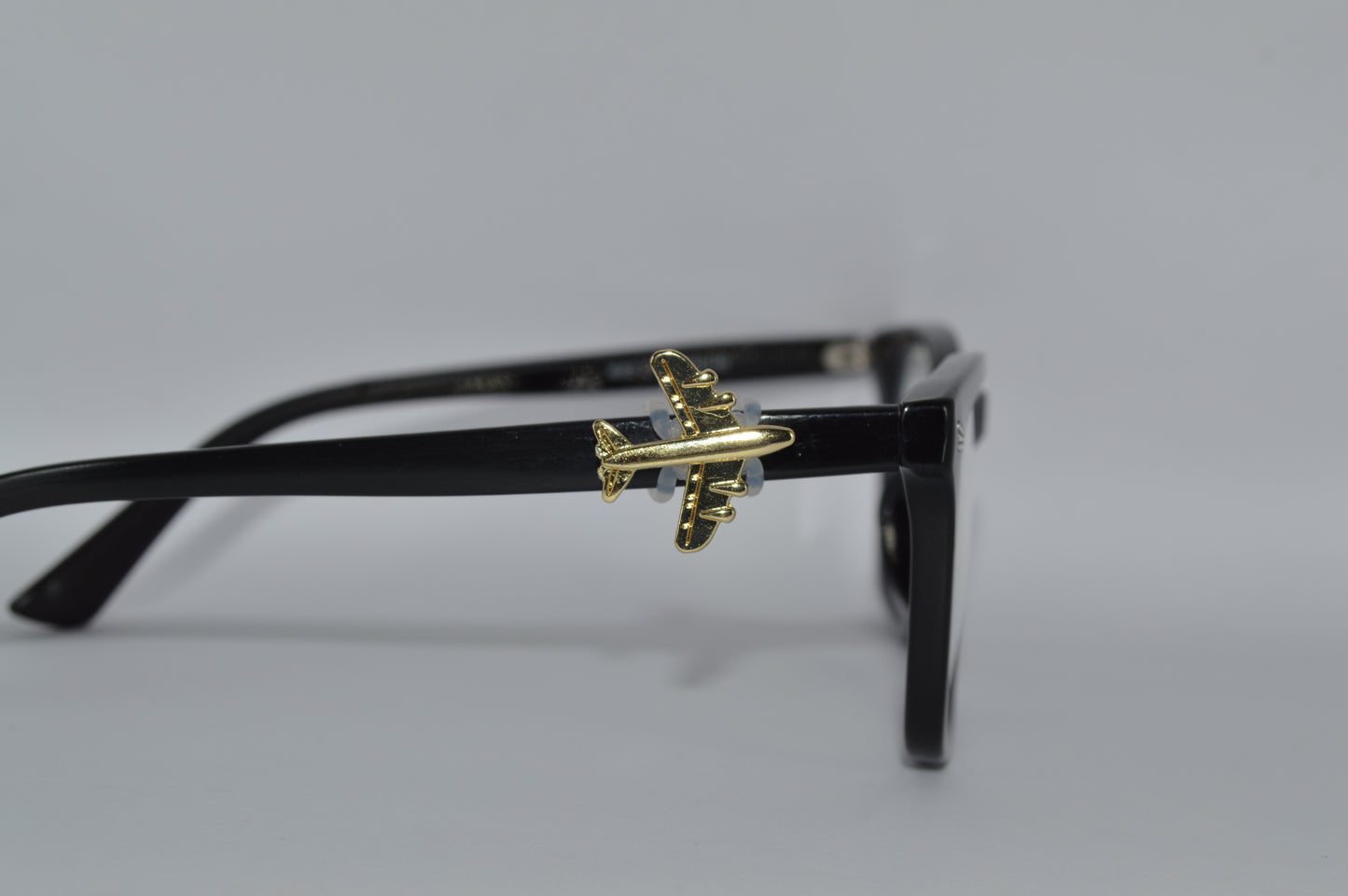 Gold Airplane Eyedeco Charm