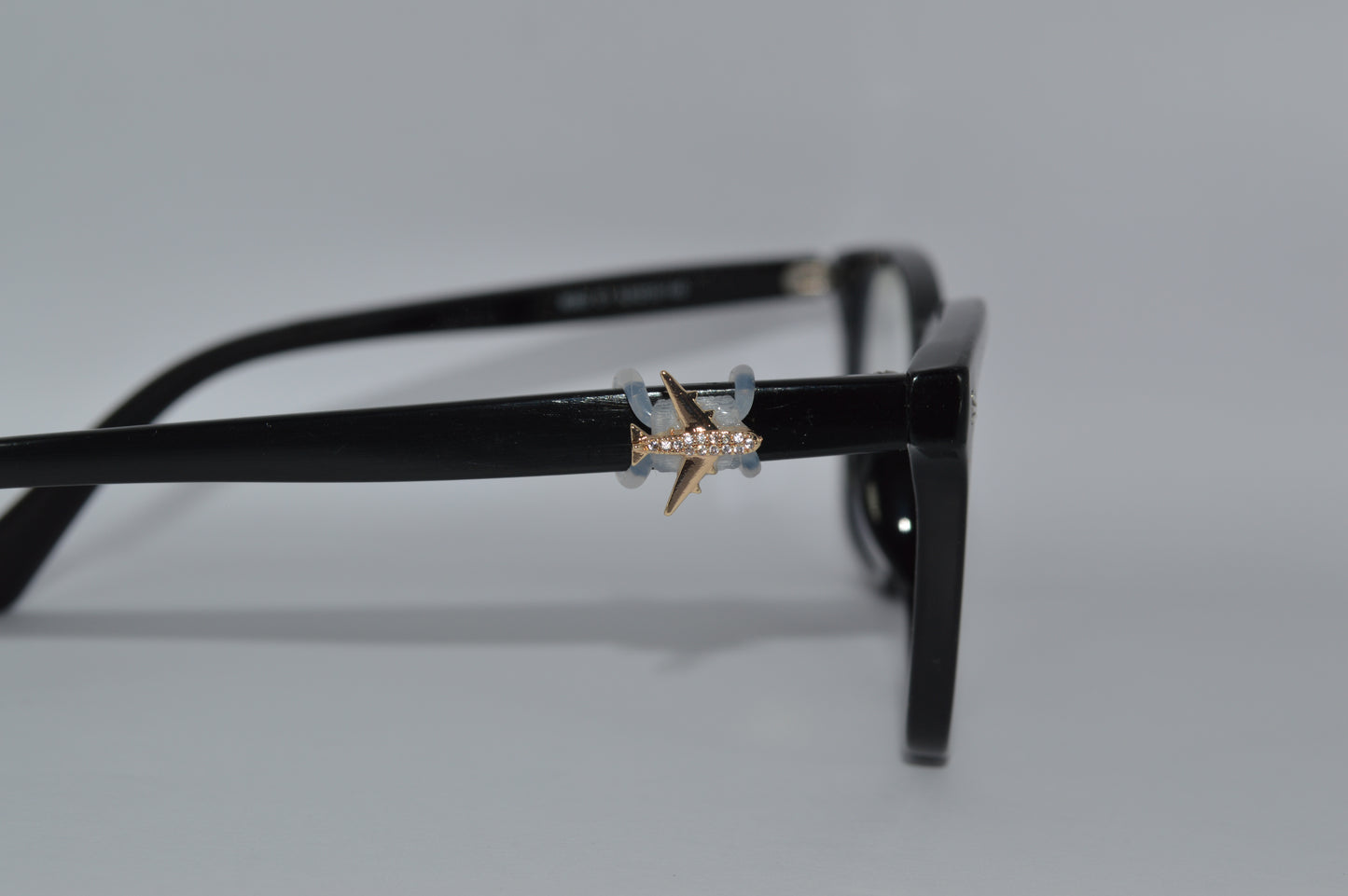 Jeweled Airplane Eyedeco Charm