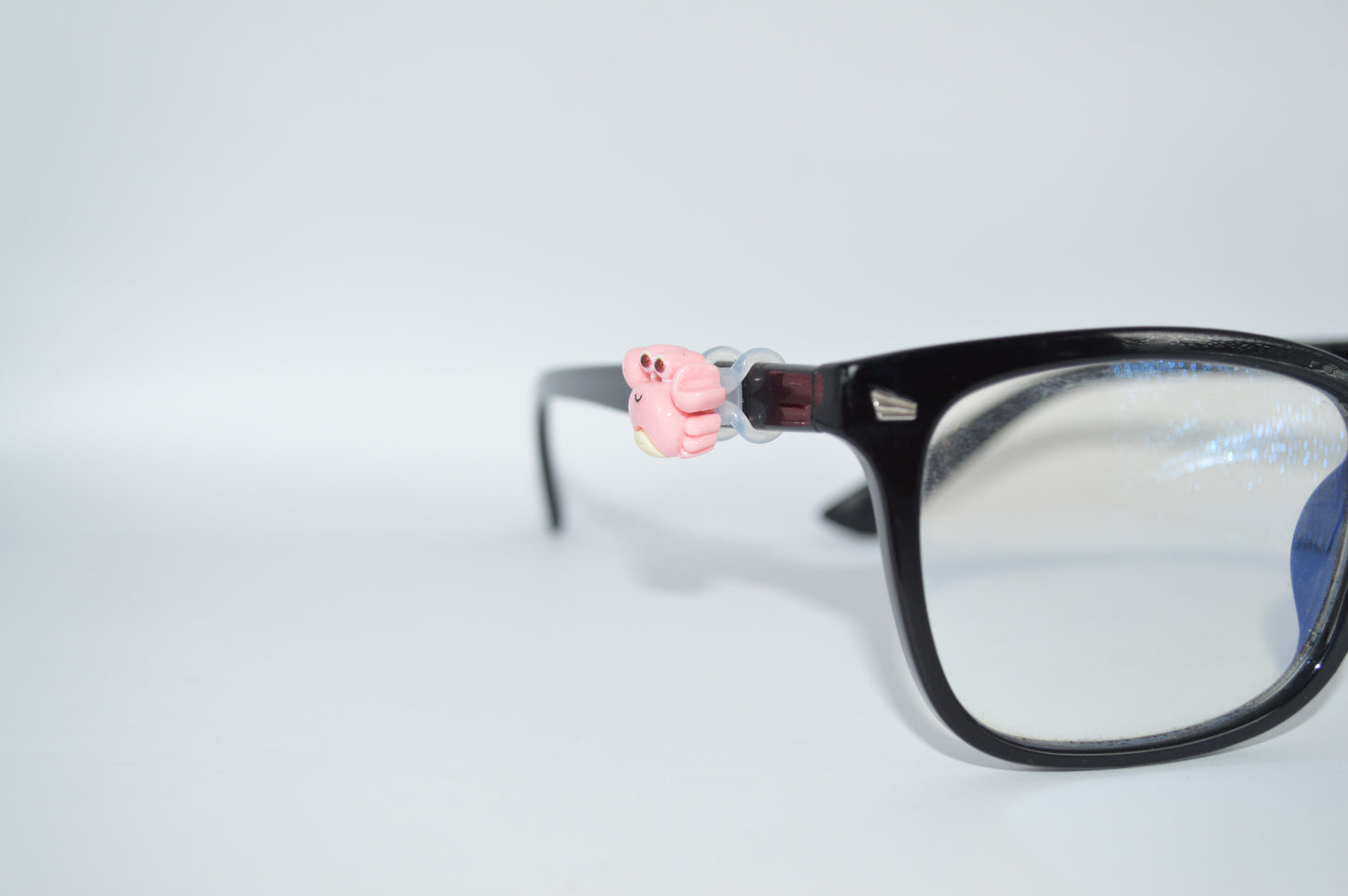 Pink Cartoon Crab Eyedeco Charm