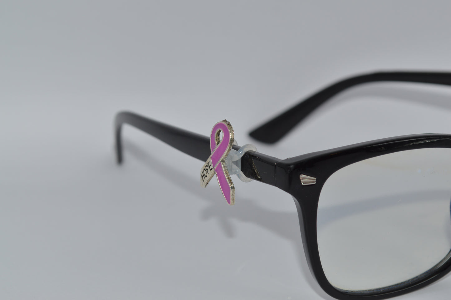 Pink Hope Cancer Ribbon Eyedeco Charm