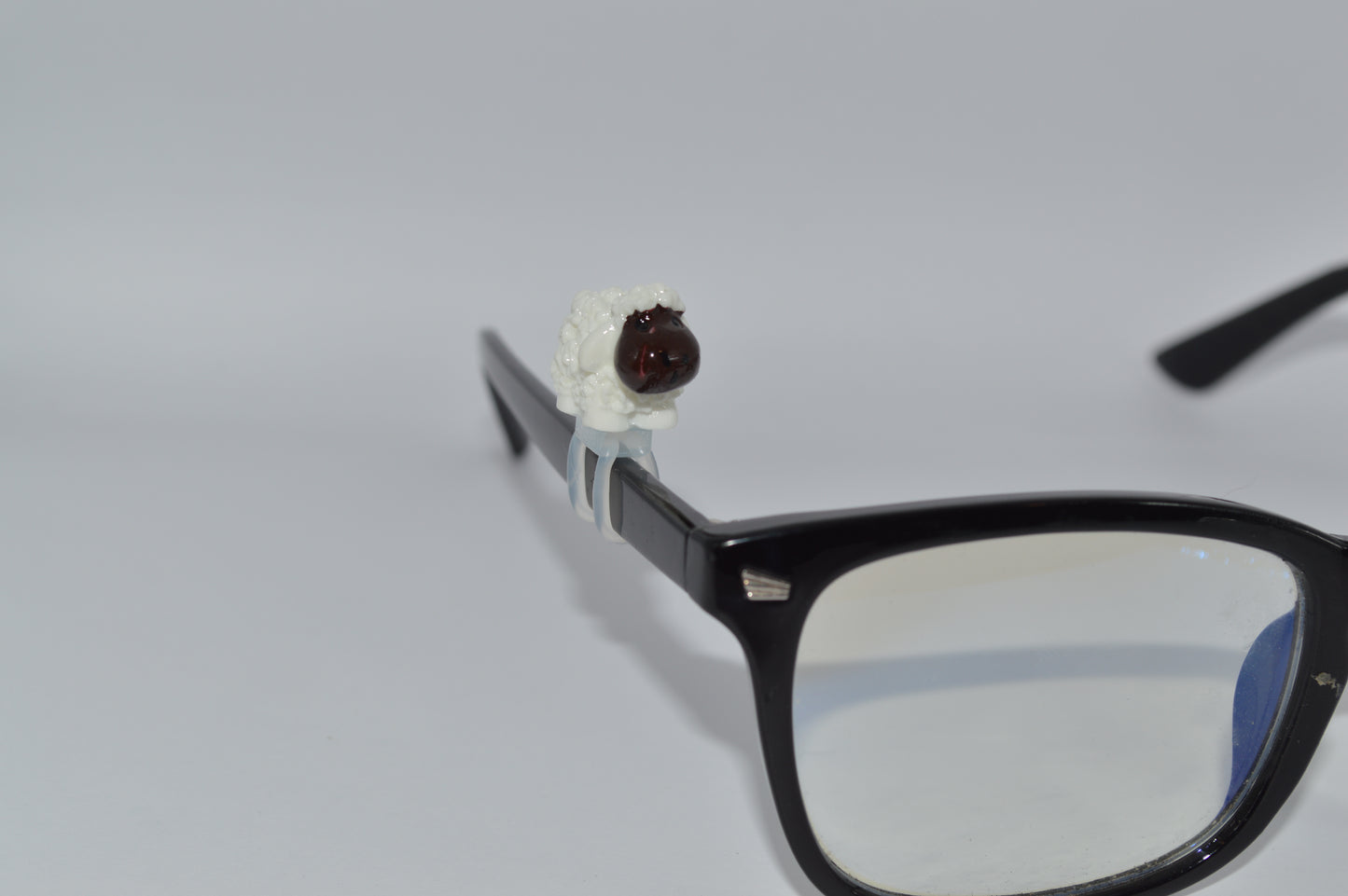 White Sheep Eyedeco Charm