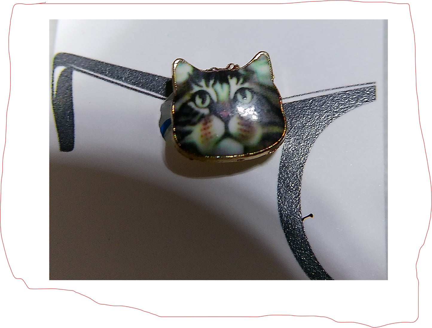 Kitty Cat Face Eyedeco Charm A1-A4