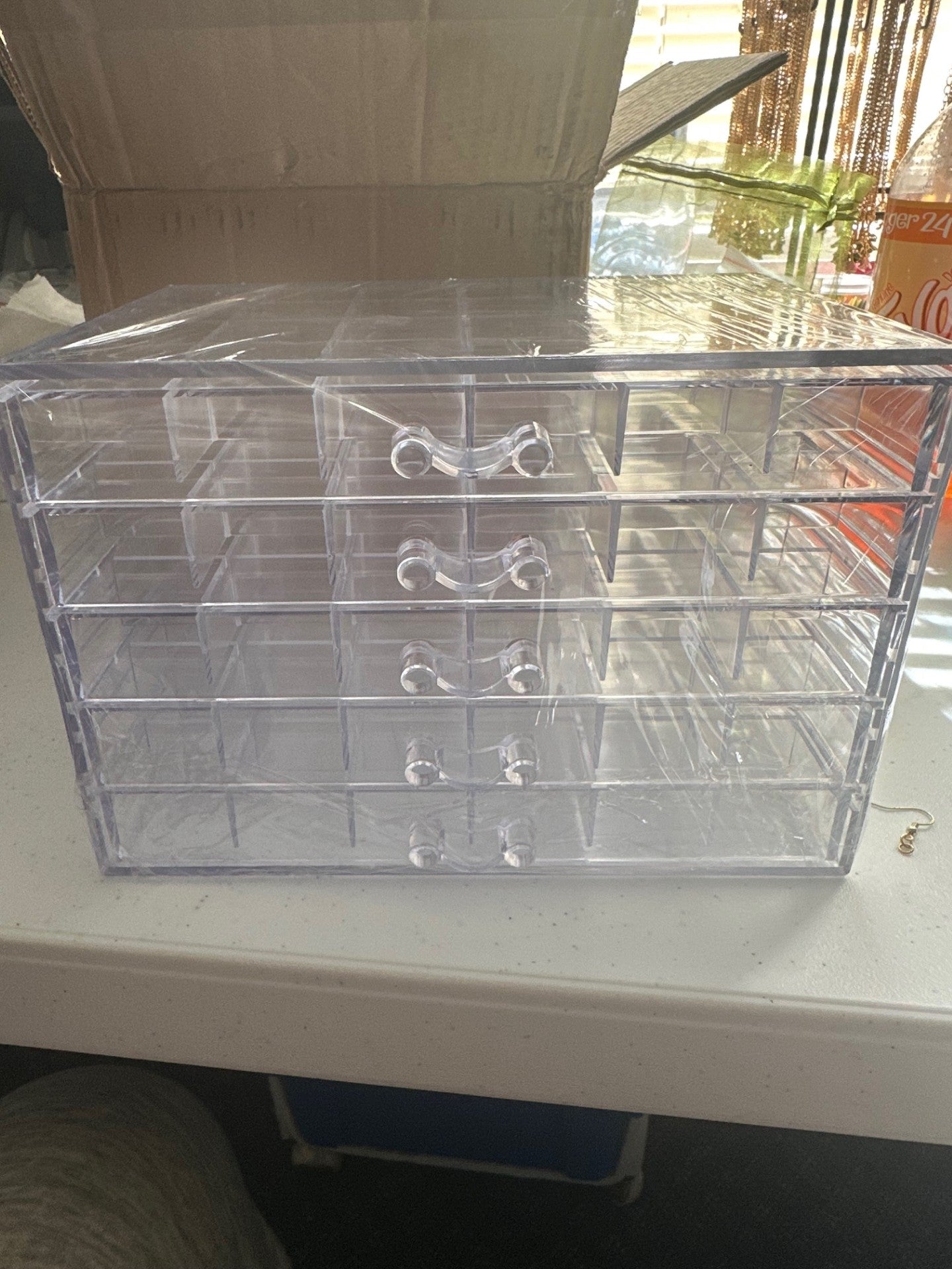120 Compartment Storage Box for Eyeglasses Decorations