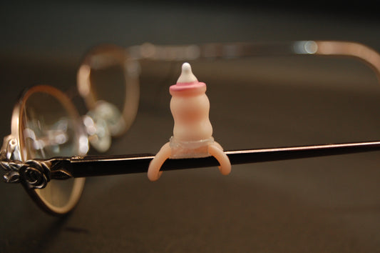 Pink Baby Bottle Charm