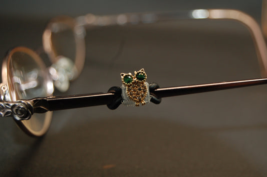Jeweled Owl Charm