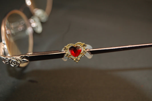 Jeweled Heart Charm