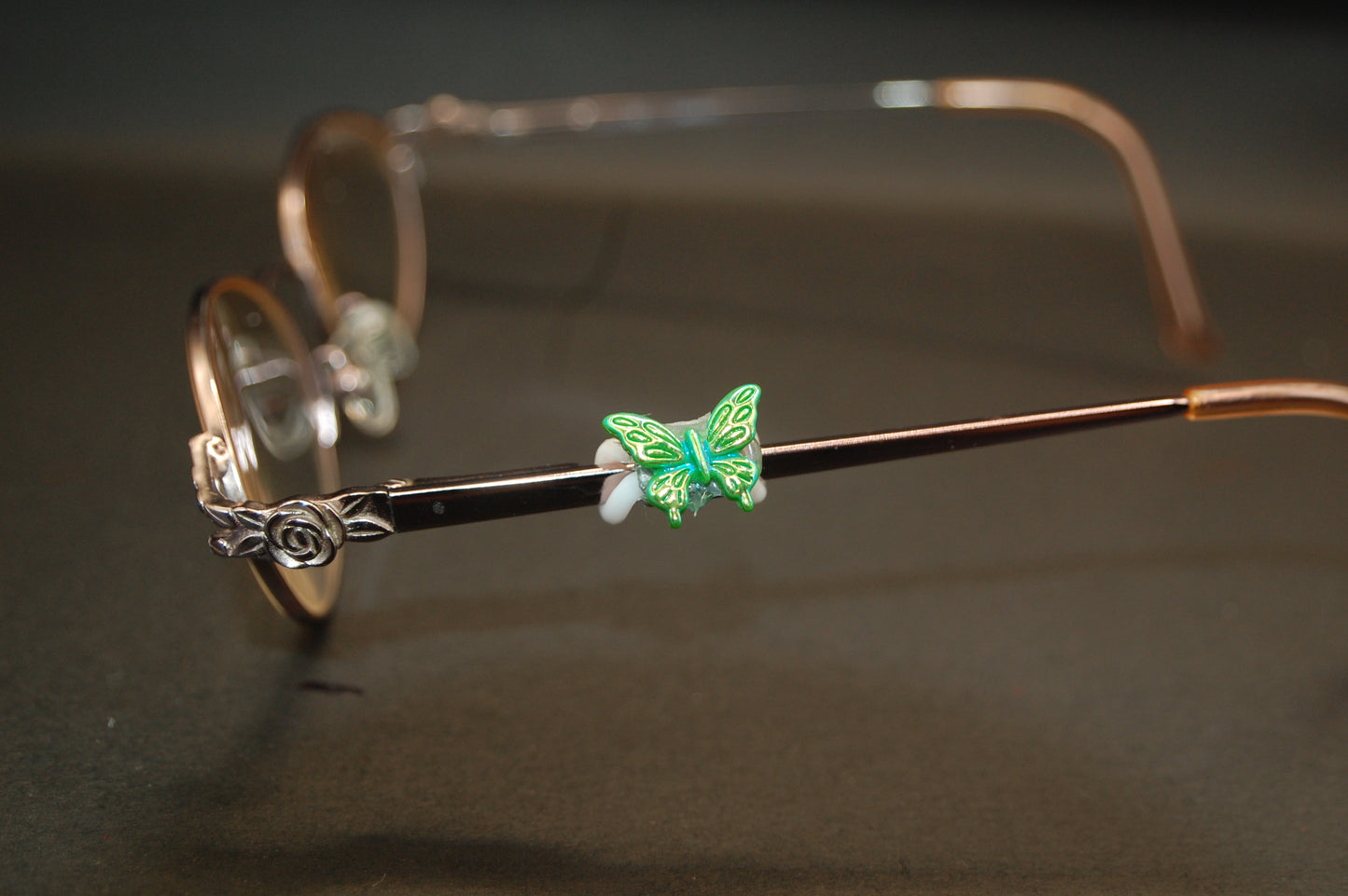 Iridescent Butterfly Eyedeco Charm
