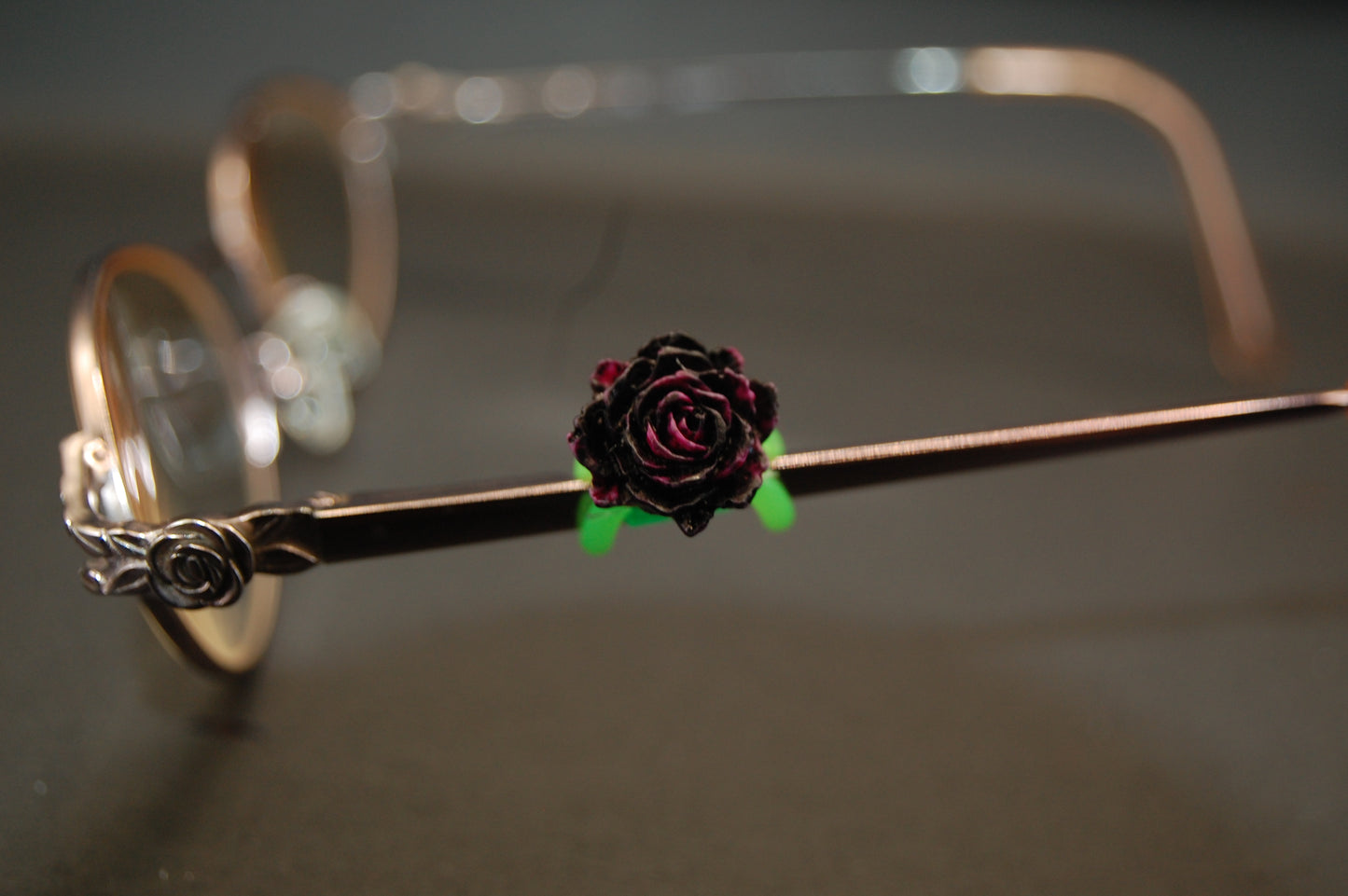 Tie Dyed Rose Eyedeco Charm