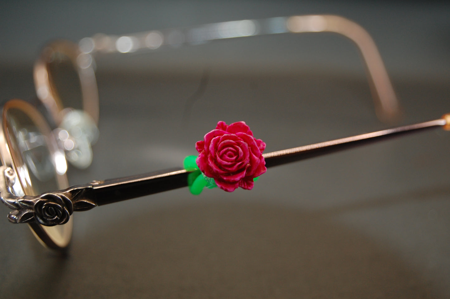 Tie Dyed Rose Eyedeco Charm