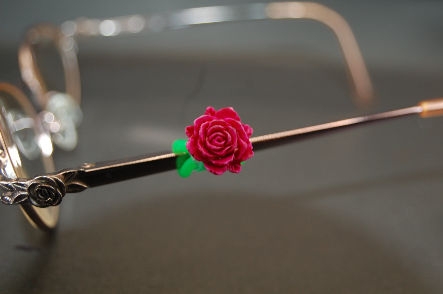 Tie Dyed Rose Eyedeco Charm