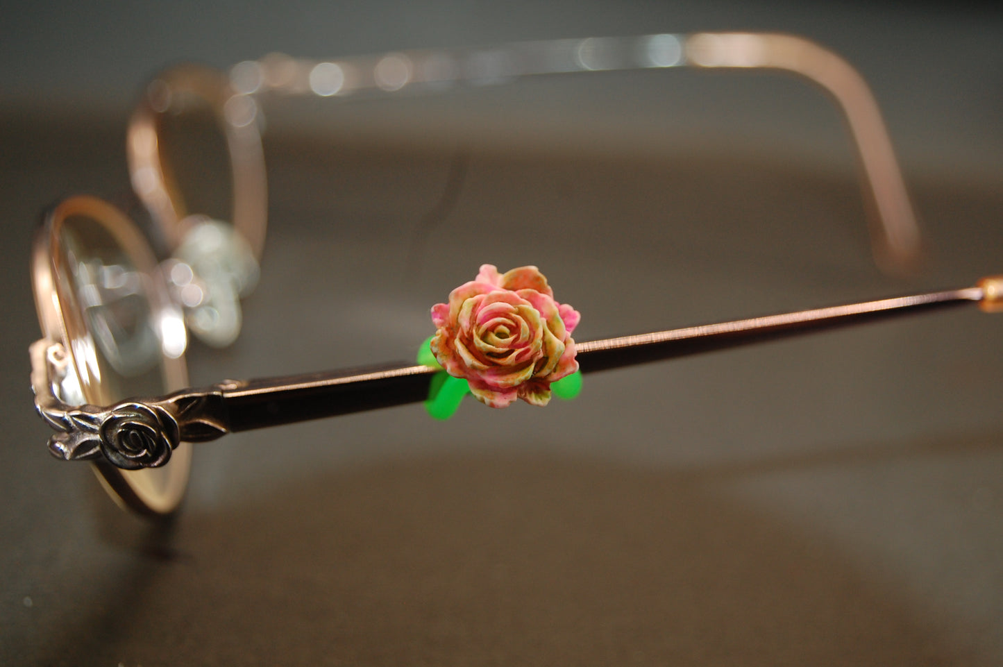 Tie Dyed Rose Eyedeco Charm