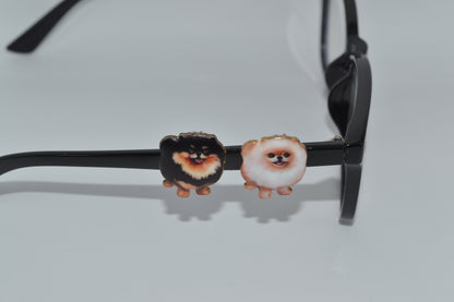 Pomeranian Dog Eyedeco Charm                                                        A52