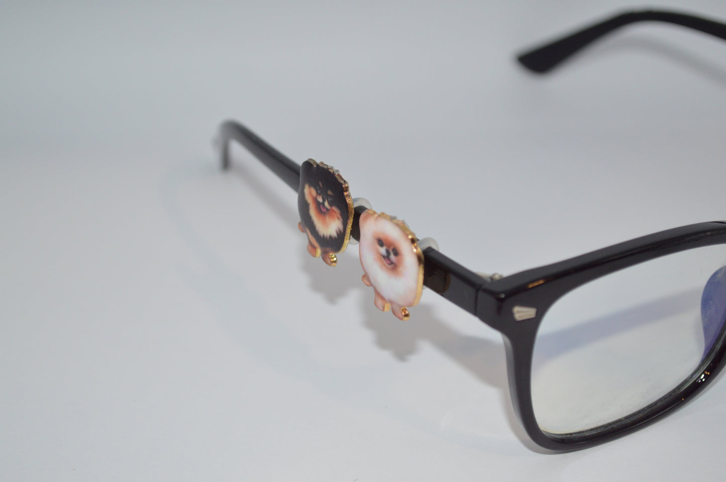 Pomeranian Dog Eyedeco Charm                                                        A52