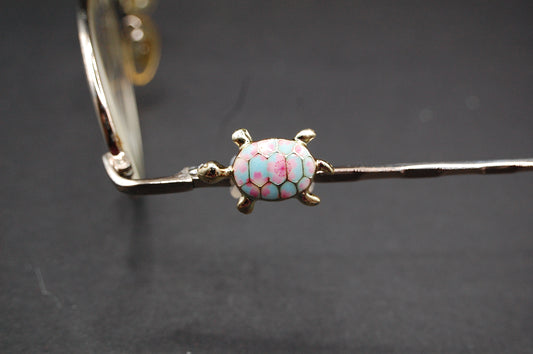 Multi-Colored Tortoise Eyedeco Charm