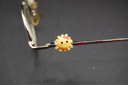 Sun Smiley Face with Bow Eyedeco Charm