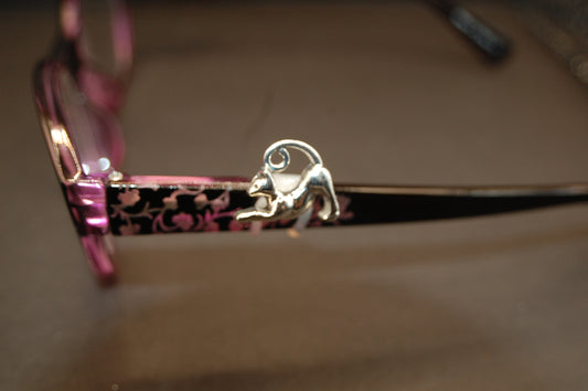 Pouncing Cat Eyedeco Charm