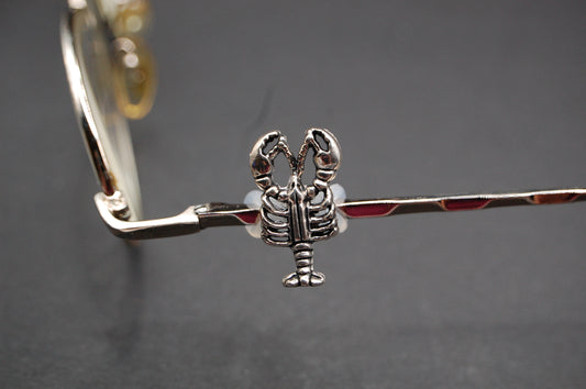 Metal Lobster Eyedeco Charm