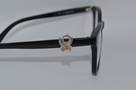 Hope Cancer Ribbon Eyedeco Charm