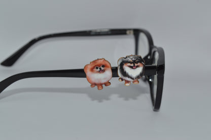 Pomeranian Dog Eyedeco Charm                                                        A52