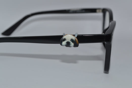 Realistic Dog Face Eyedeco Charm                                                     A49-51