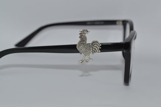Metallic Rooster Eyedeco Charm