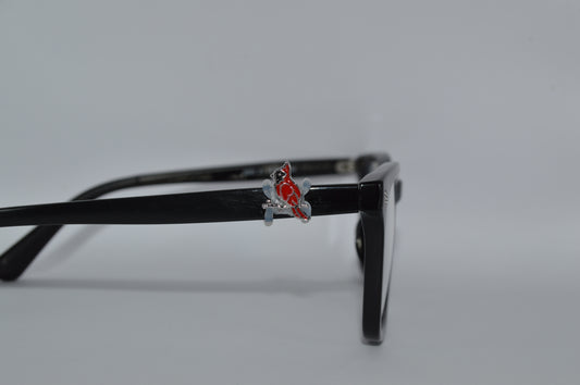Small Cardinal Eyedeco Charm