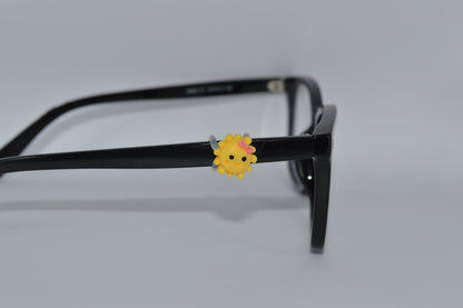 Sun Smiley Face with Bow Eyedeco Charm