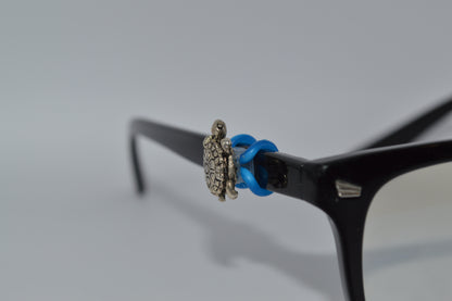Silver Turtle Eyedeco Charm