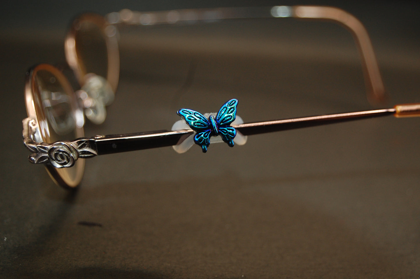 Iridescent Butterfly Eyedeco Charm